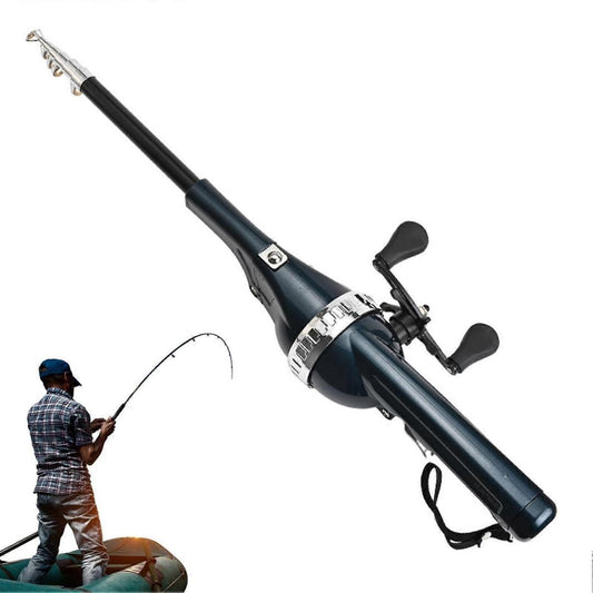 🎣 Pocket Folding Fishing Rod | Compact Dual-Spin Travel Fishing Pole