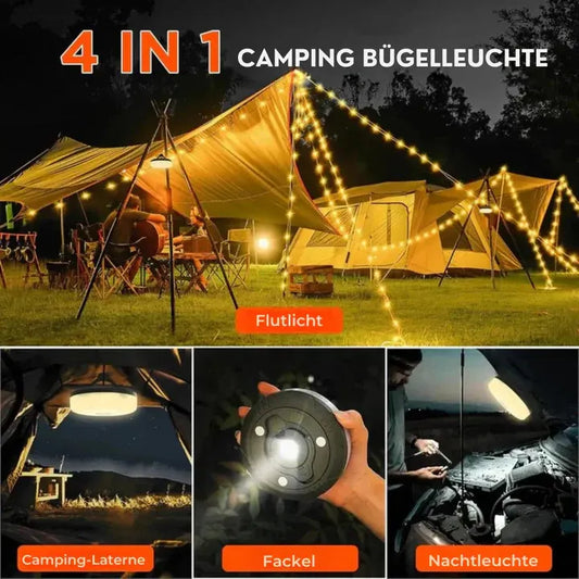 Outdoor Camping Light 🔦 4-in-1 Multifunctional Lantern & Power Bank