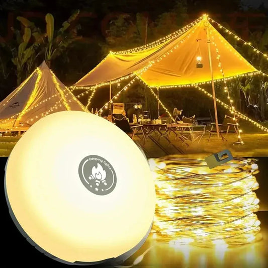 Outdoor Camping Light 🔦 4-in-1 Multifunctional Lantern & Power Bank