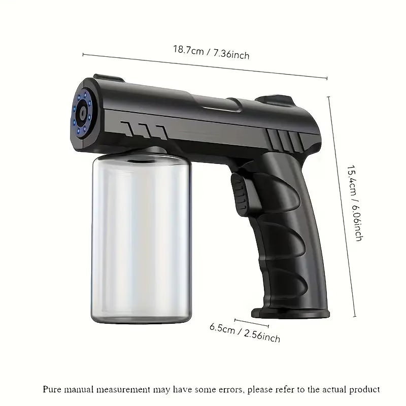 Portable Disinfectant Sprayer with Multiple Settings, Featuring an Ergonomic Handle, Made from Lightweight ABS Plastic