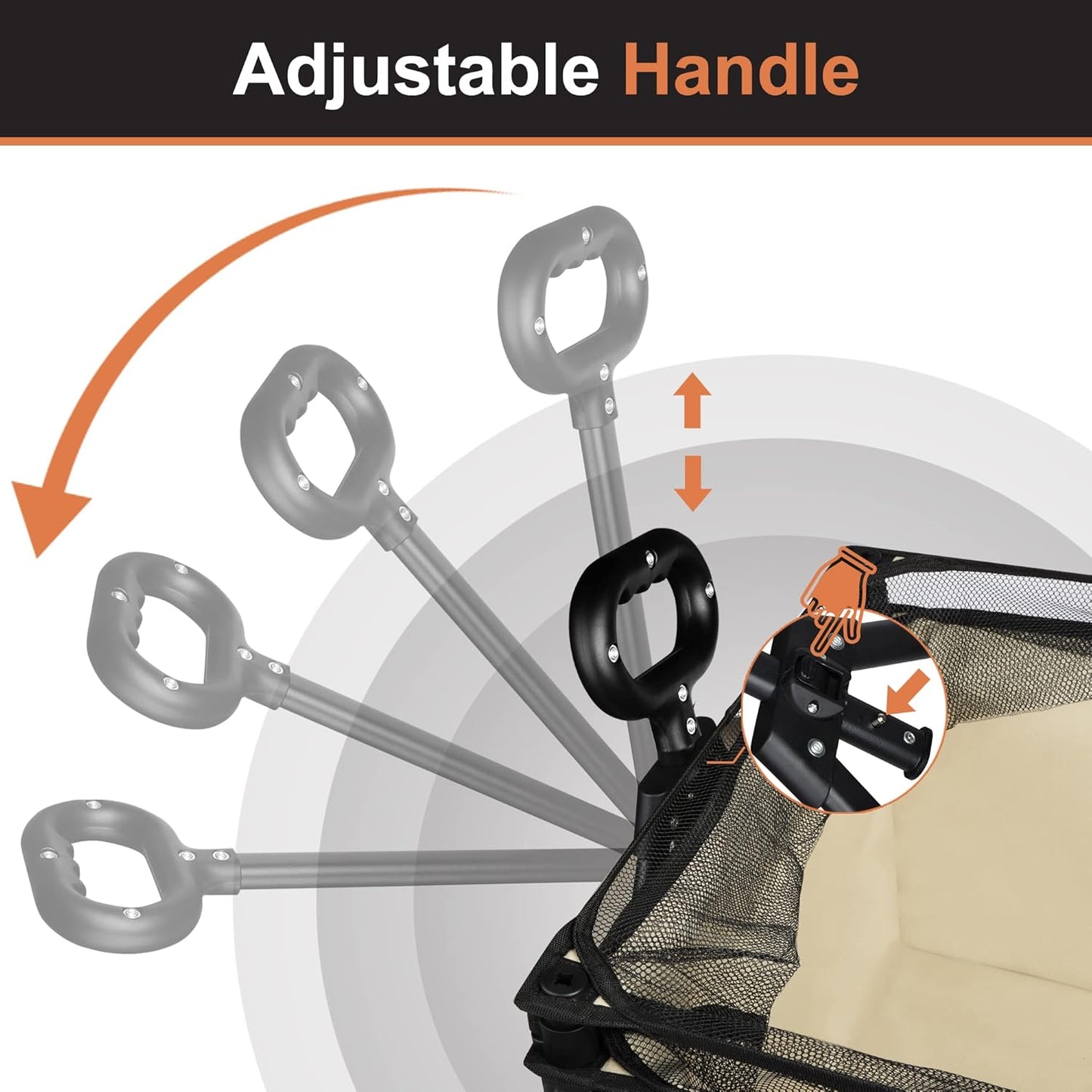 🛒 230L All-Terrain Folding Wagon – Heavy‑Duty, Collapsible & Adventure Ready 🏕️