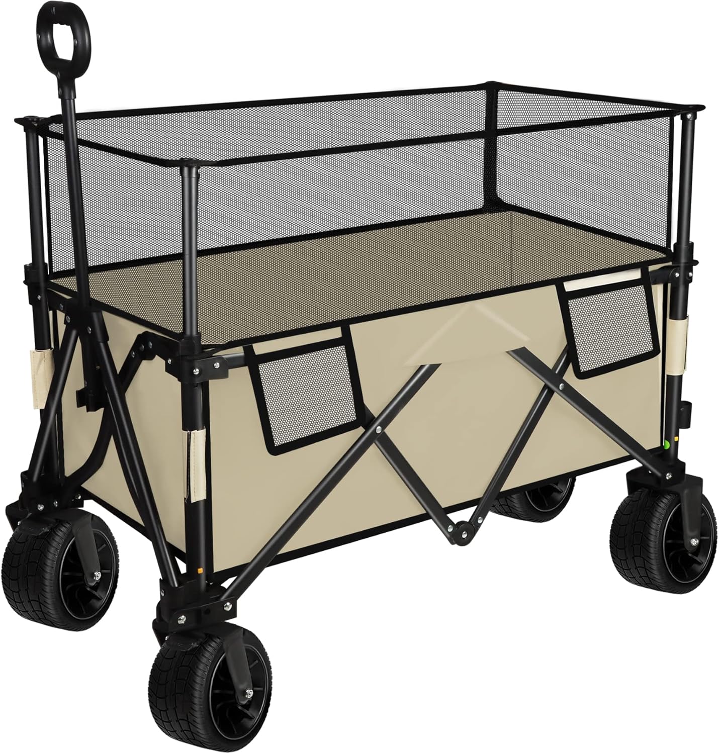 🛒 230L All-Terrain Folding Wagon – Heavy‑Duty, Collapsible & Adventure Ready 🏕️