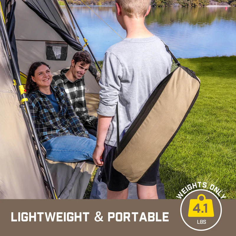 Lightweight Rocking Camp Chair – Smooth Recline, Built for the Outdoors 🏕️✨