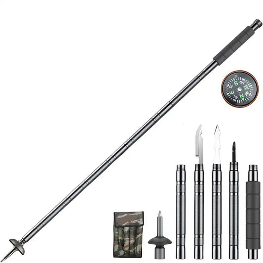 The Ultimate 7-in-1 Trekking Pole – Built for the Trail, Ready for Anything