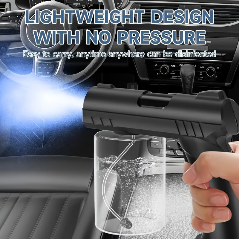 Portable Disinfectant Sprayer with Multiple Settings, Featuring an Ergonomic Handle, Made from Lightweight ABS Plastic