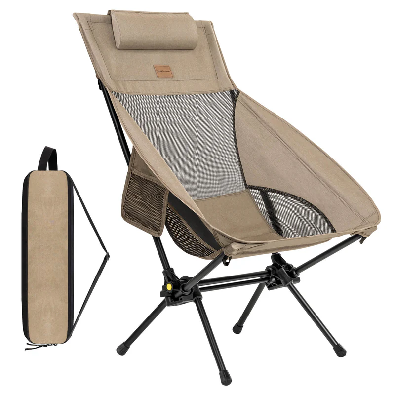 Lightweight Rocking Camp Chair – Smooth Recline, Built for the Outdoors 🏕️✨